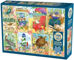 Puzzle 500 el. Dzień na plaży
