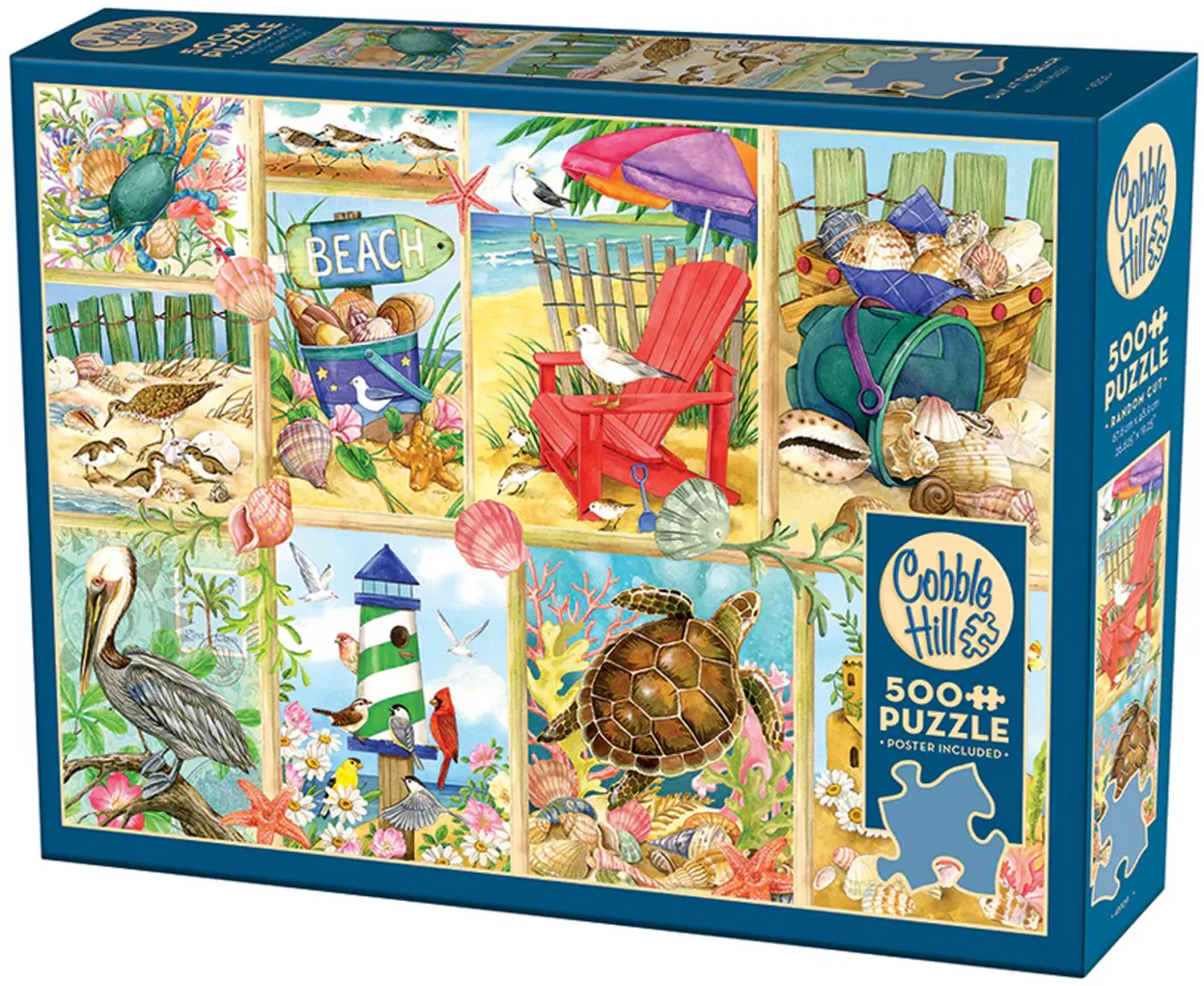 Puzzle 500 el. Dzień na plaży