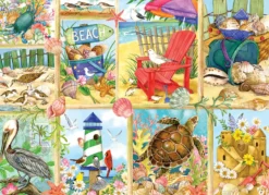 Puzzle 500 el. Dzień na plaży