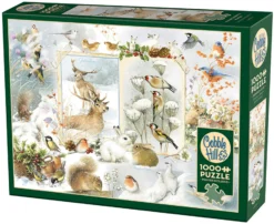 Puzzle 1000 el. Dziennik przyrodniczy: Zima