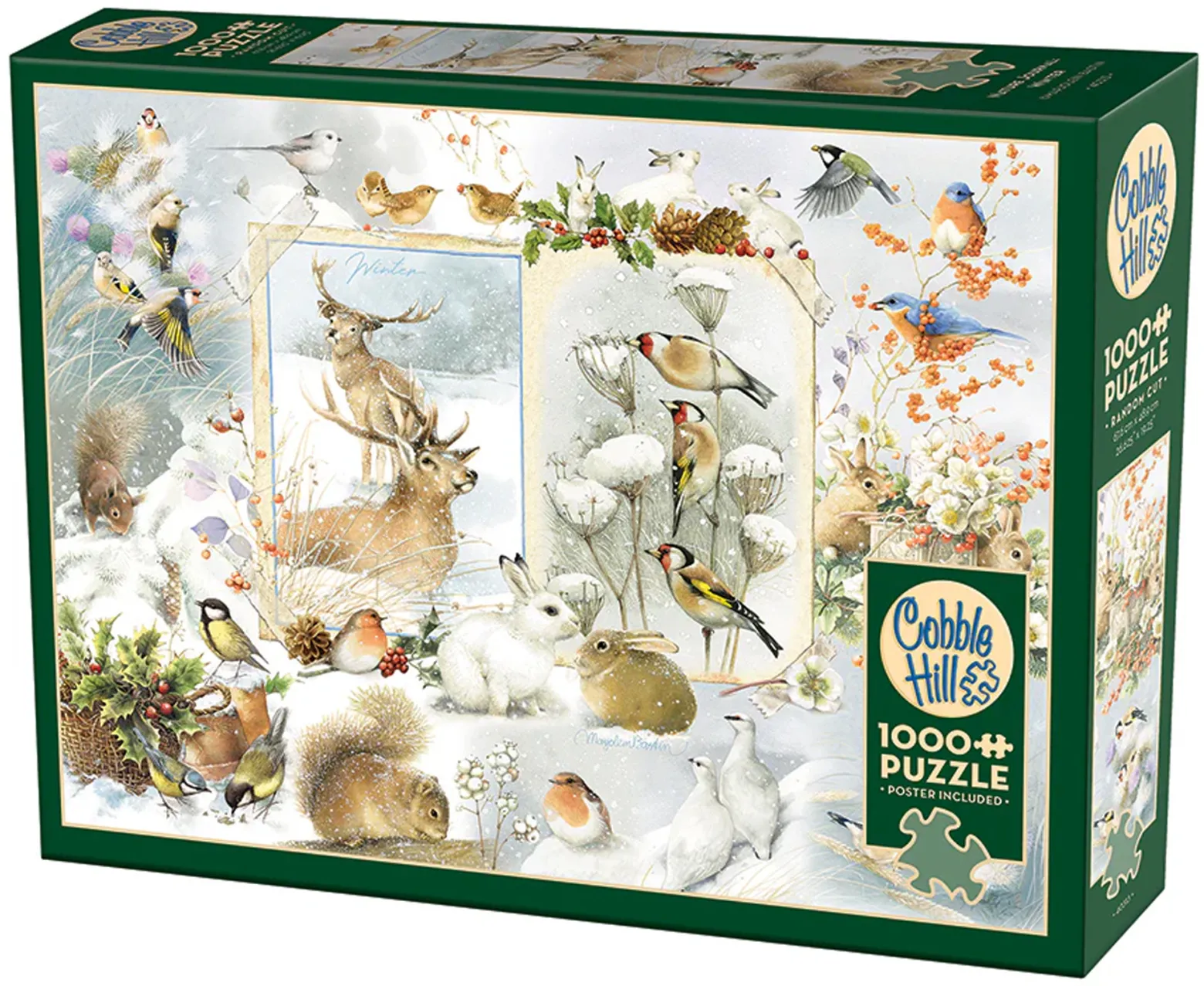 Puzzle 1000 el. Dziennik przyrodniczy: Zima