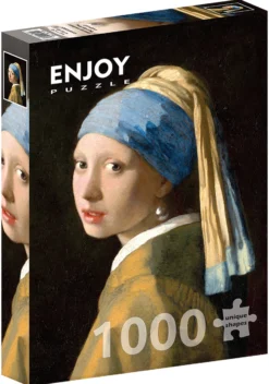 Puzzle 1000 el. Dziewczyna z perłą, Johannes Vermeer