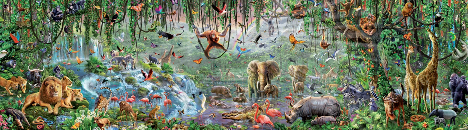 Puzzle 33600 el. Dzika przyroda