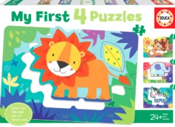 Puzzle 5-8 el. Dzikie zwierzęta