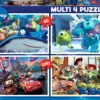 Puzzle 50 el. + 80 el. + 100 el. + 150 el. Bohaterowie bajek (Disney / Pixar)