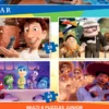 Puzzle 20 el. + 40 el. + 60 el. + 80 el. Bohaterowie bajek (Disney / Pixar)