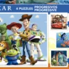 Puzzle 12 el. + 16 el. + 20 el. + 25 el. Bohaterowie bajek Disneya