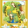 Puzzle 12 el. + 16 el. + 20 el. + 25 el. Dzikie zwierzęta