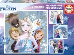 Puzzle 12 el. + 16 el. + 20 el. + 25 el. Kraina Lodu