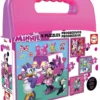 Puzzle 12 el. + 16 el. + 20 el. + 25 el. Myszka Minnie / Daisy (walizka)