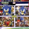 Puzzle 50 el. + 80 el. + 100 el. + 150 el. Sonic Prime (fluorescencyjne)
