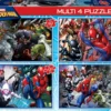 Puzzle 50 el. + 80 el. + 100 el. + 150 el. Spider-Man