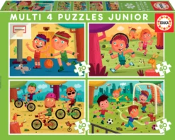 Puzzle 20 el. + 40 el. + 60 el. + 80 el. Sport
