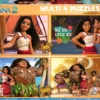 Puzzle 50 el. + 80 el. + 100 el. + 150 el. Vaiana 2