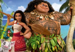 Puzzle 50 el. + 80 el. + 100 el. + 150 el. Vaiana 2