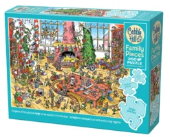 Puzzle 350 el. Elfy w pracy
