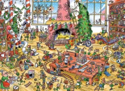 Puzzle 350 el. Elfy w pracy