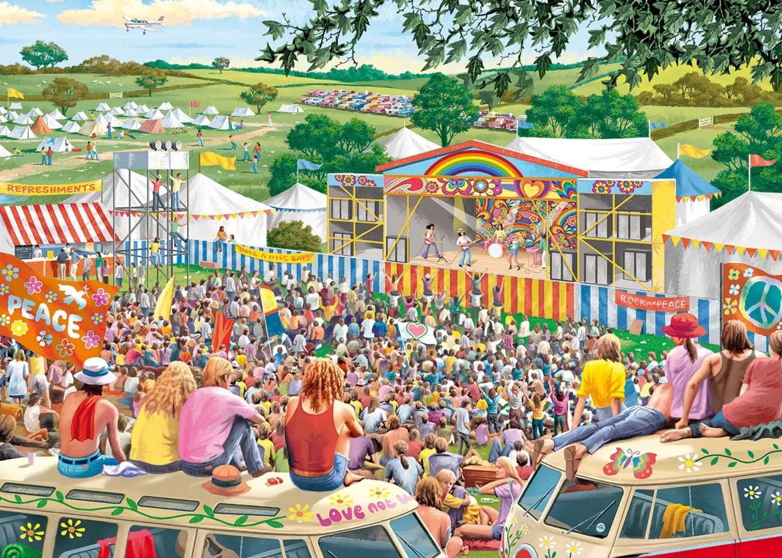 Puzzle 1000 el. FALCON Letni festiwal muzyczny