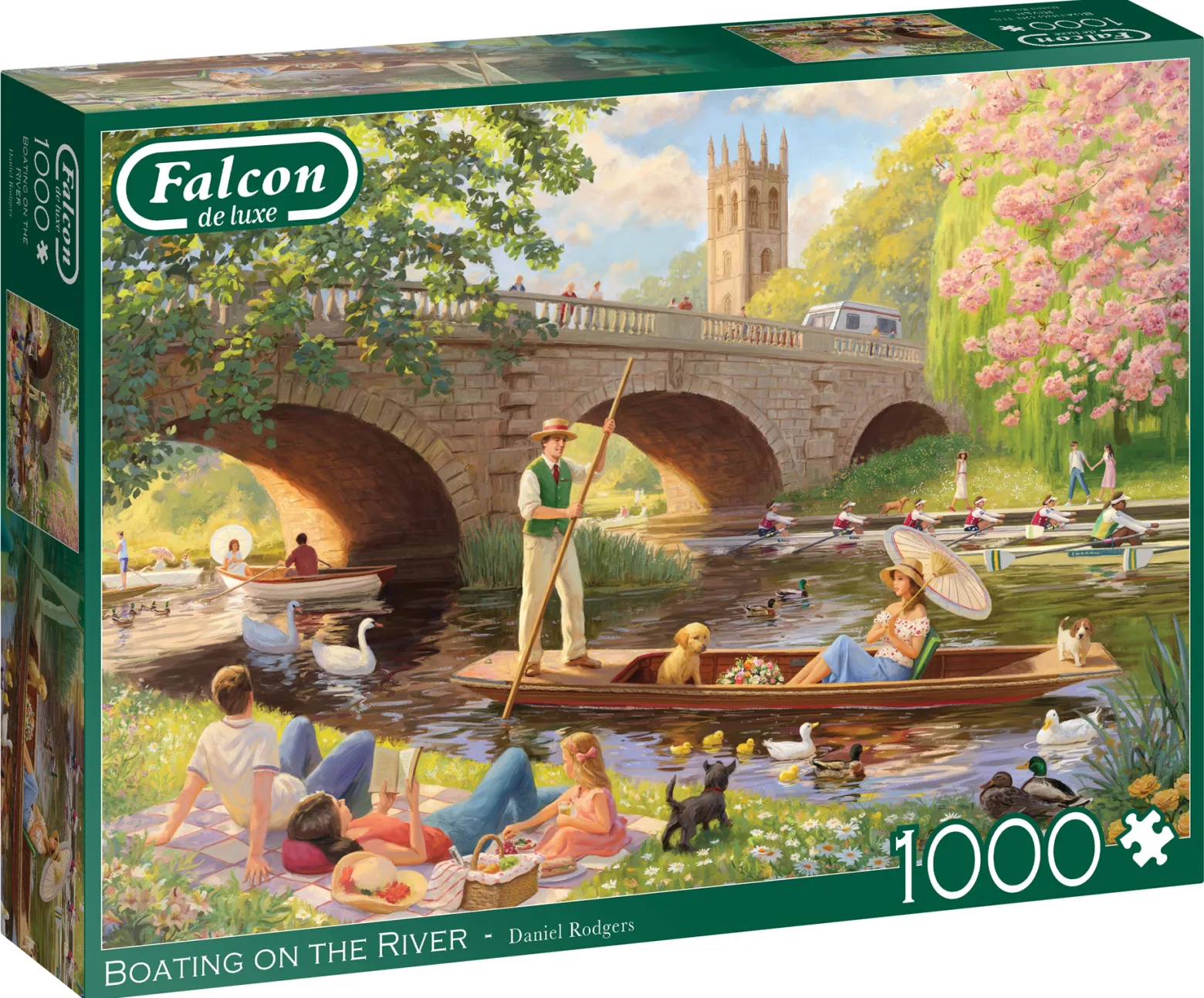 Puzzle 1000 el. FALCON Przyjemny rejs po rzece