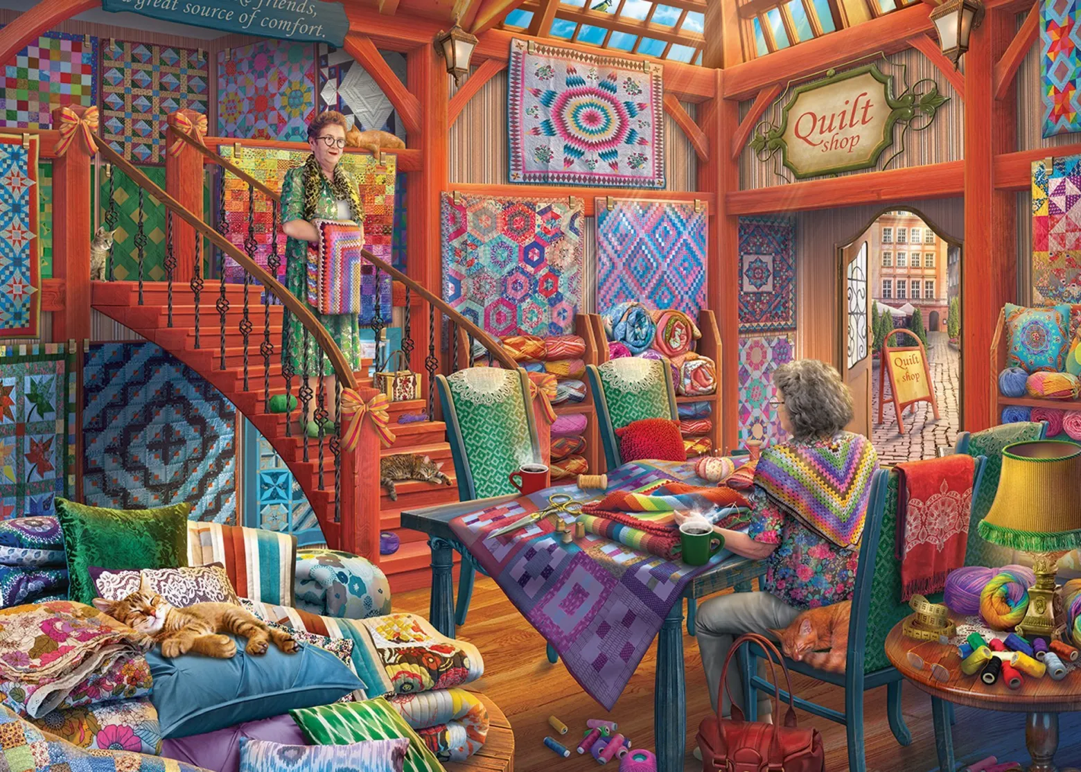 Puzzle 1000 el. FALCON Sklep z pościelą
