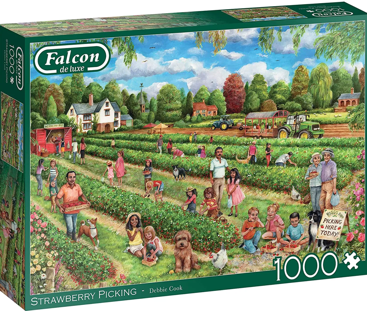 Puzzle 1000 el. FALCON Zbieranie truskawek