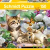 Puzzle 150 el. Figlarne kotki