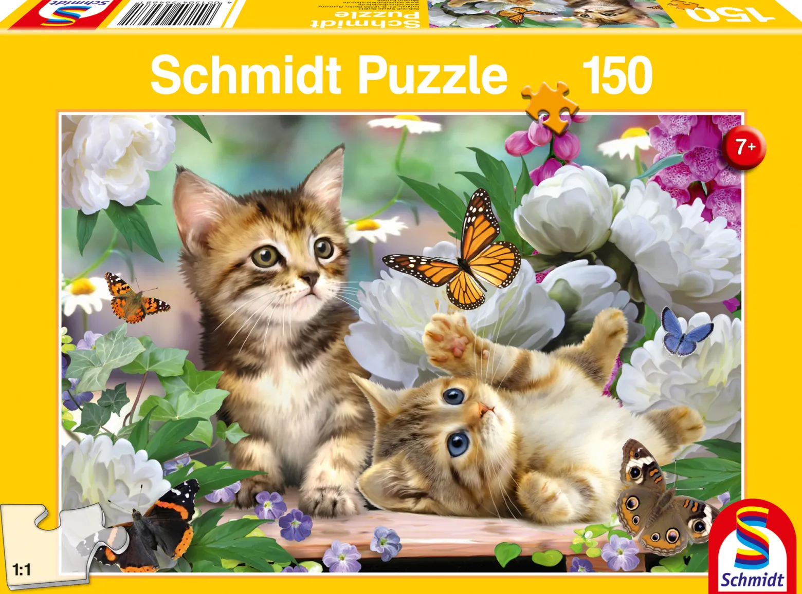 Puzzle 150 el. Figlarne kotki