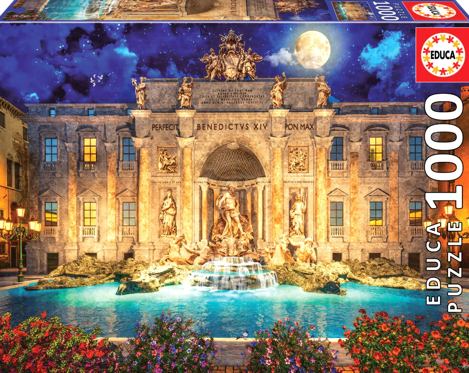 Puzzle 1000 el. Fontanna di Trevi / Rzym / Włochy
