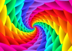 Puzzle 1000 el. Gradientowy kolorowy wir