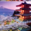 Puzzle 2000 el. Góra Fudżi / Japonia
