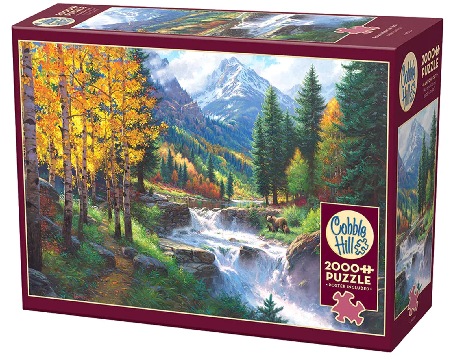 Puzzle 2000 el. Góry Skaliste / Ameryka Północna