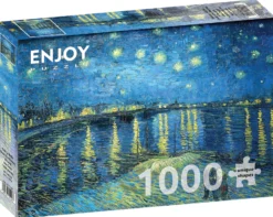 Puzzle 1000 el. Gwiaździsta noc nad Rodanem, Vincent van Gogh