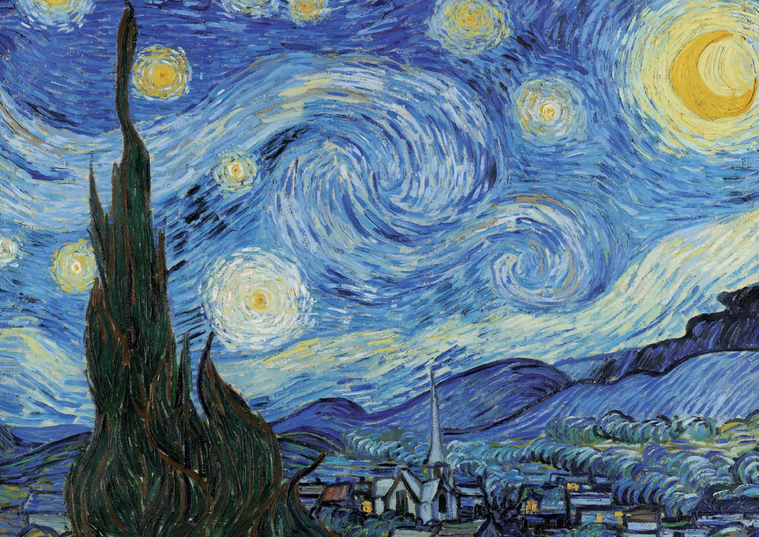 Puzzle 1000 el. Gwiaździsta noc, Vincent van Gogh
