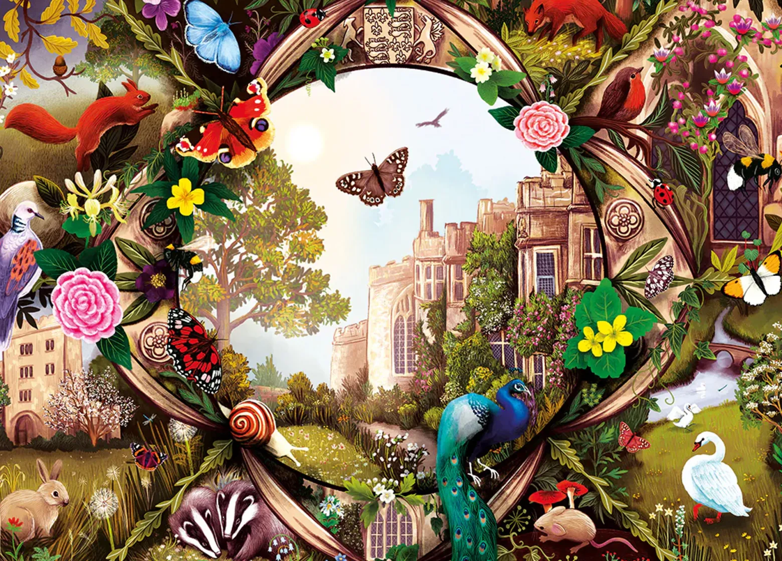 Puzzle 1000 el. Haddon Hall / Derbyshire / Anglia
