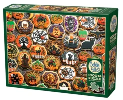 Puzzle 1000 el. Halloweenowe ciasteczka
