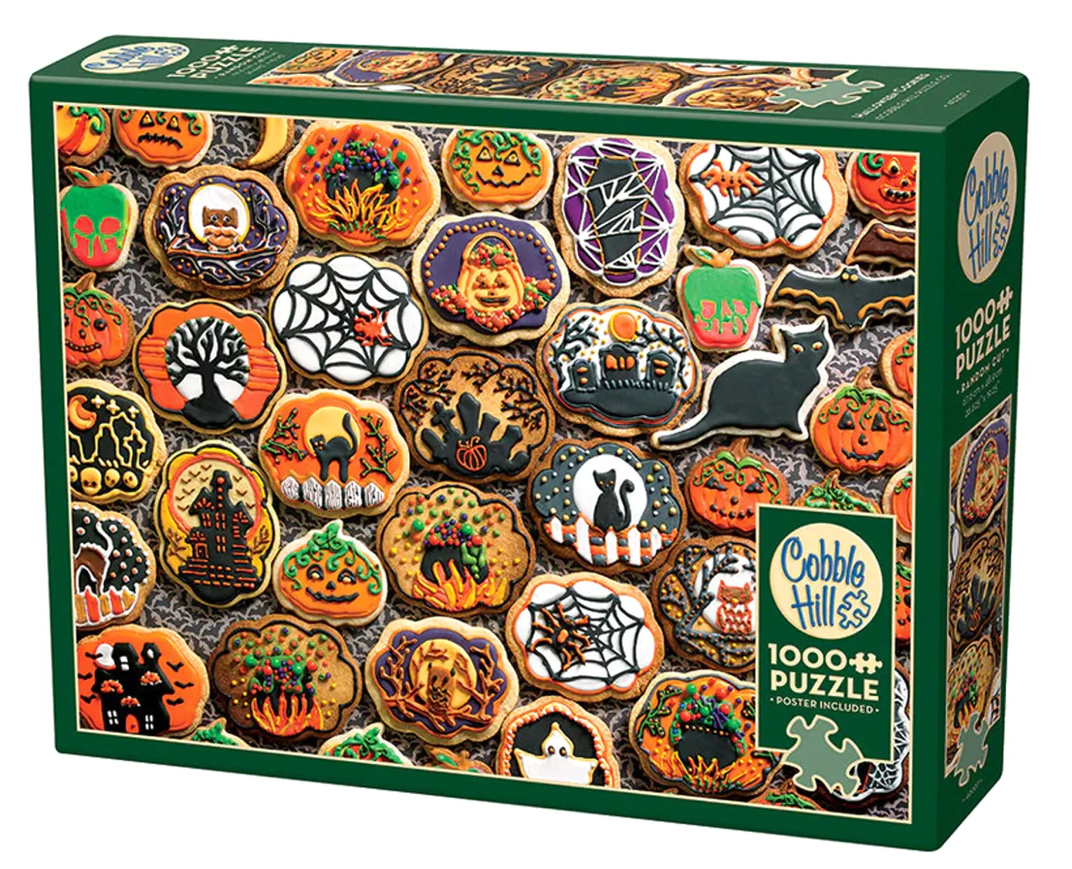 Puzzle 1000 el. Halloweenowe ciasteczka