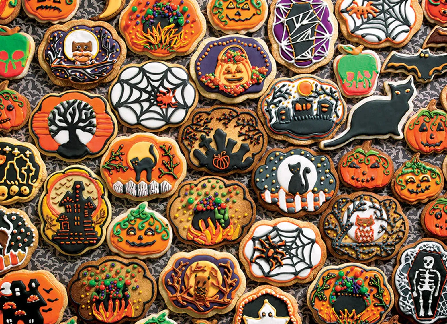 Puzzle 1000 el. Halloweenowe ciasteczka