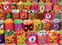 Puzzle 500 el. Halloweenowe smakołyki