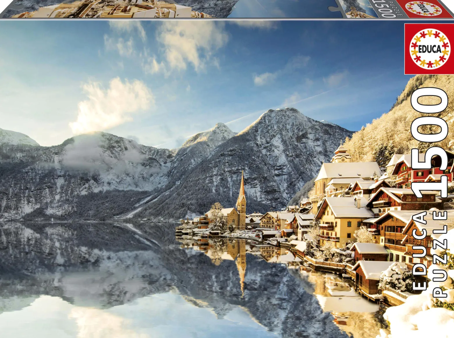 Puzzle 1500 el. Hallstatt zimą / Austria