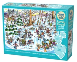 Puzzle 350 el. Hokejowe miasteczko