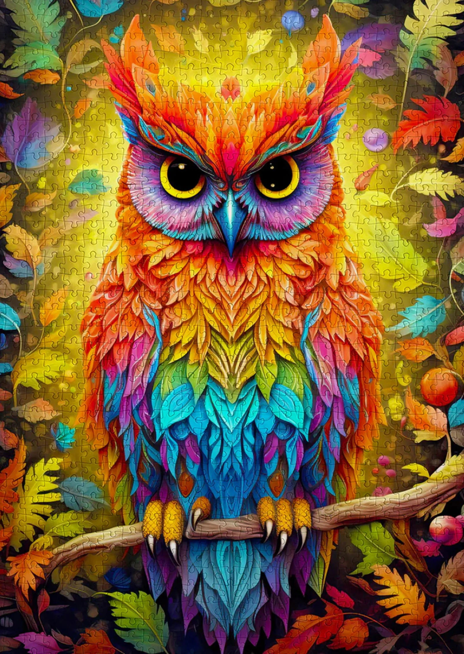 Puzzle 1000 el. Jesienna sowa