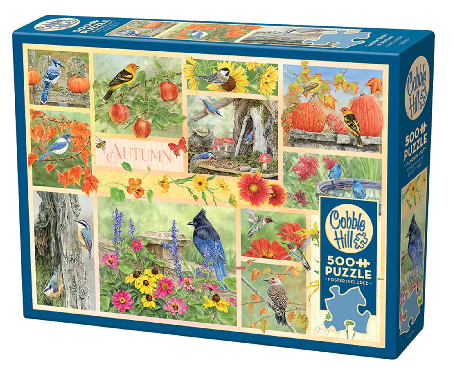 Puzzle 500 el. Jesienne ptaki