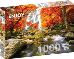 Puzzle 1000 el. Jesienny wodospad