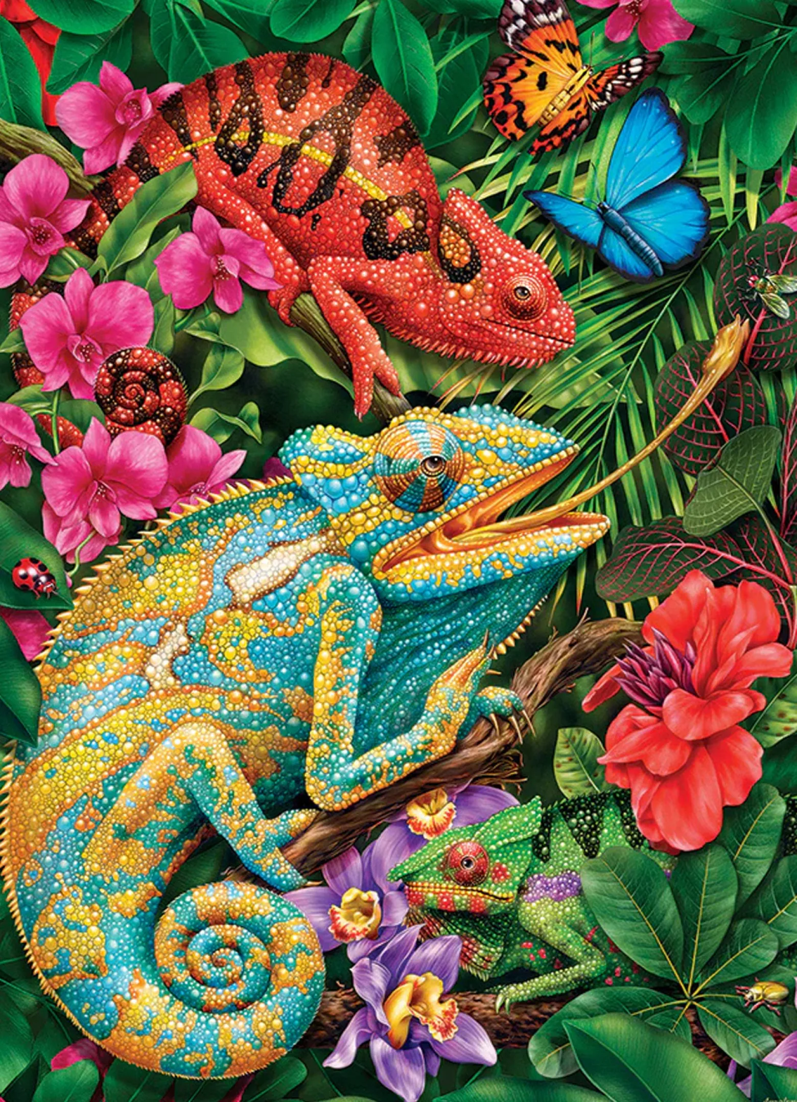 Puzzle 1000 el. Kameleon
