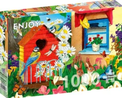 Puzzle 1000 el. Karmnik dla ptaków