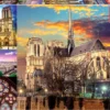 Puzzle 1000 el. Katedra Notre Dame / Paryż / Francja