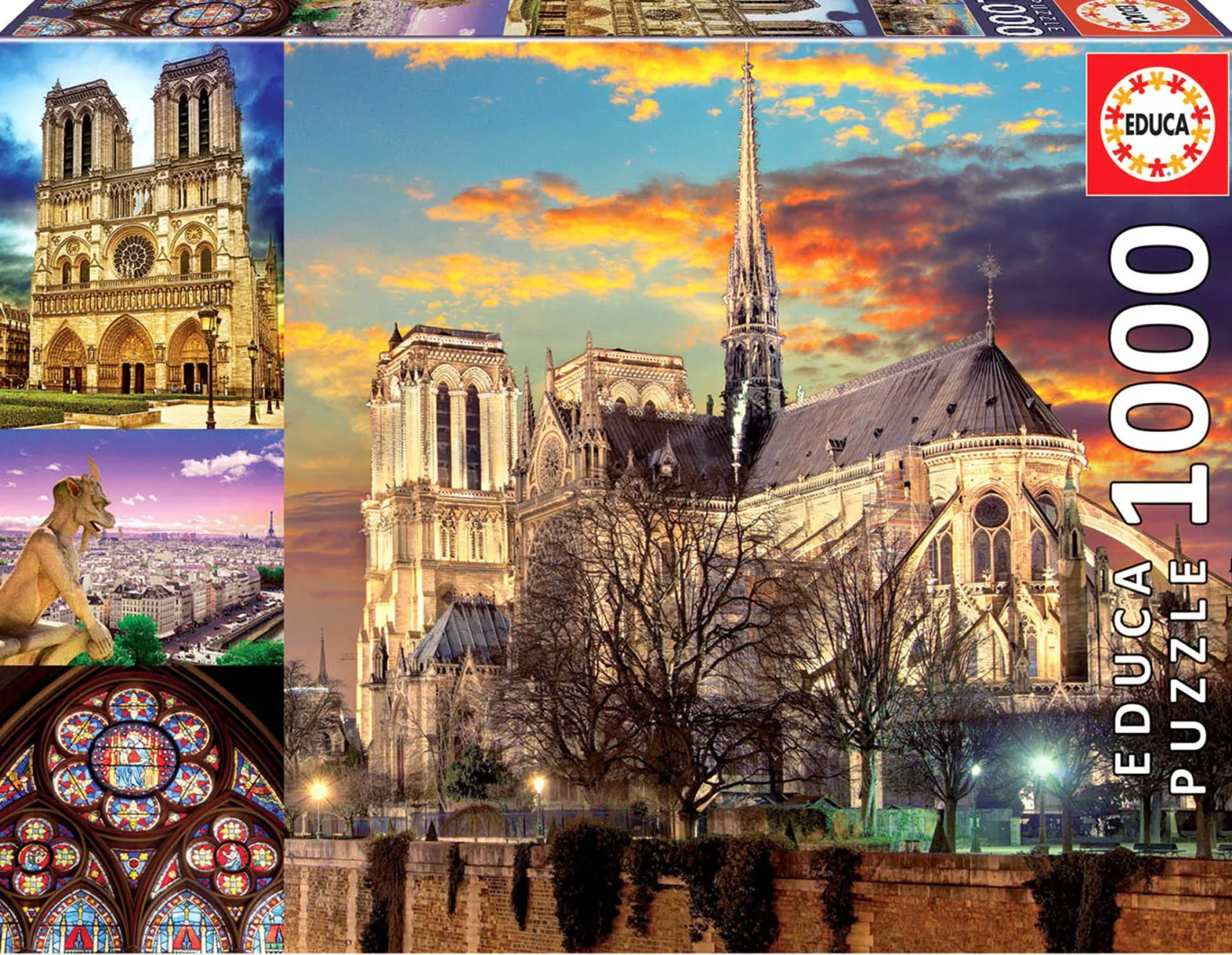 Puzzle 1000 el. Katedra Notre Dame / Paryż / Francja
