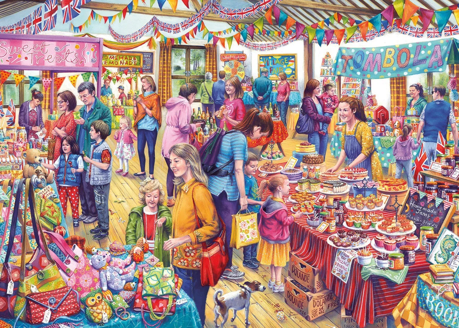 Puzzle 1000 el. Kiermasz rozmaitości
