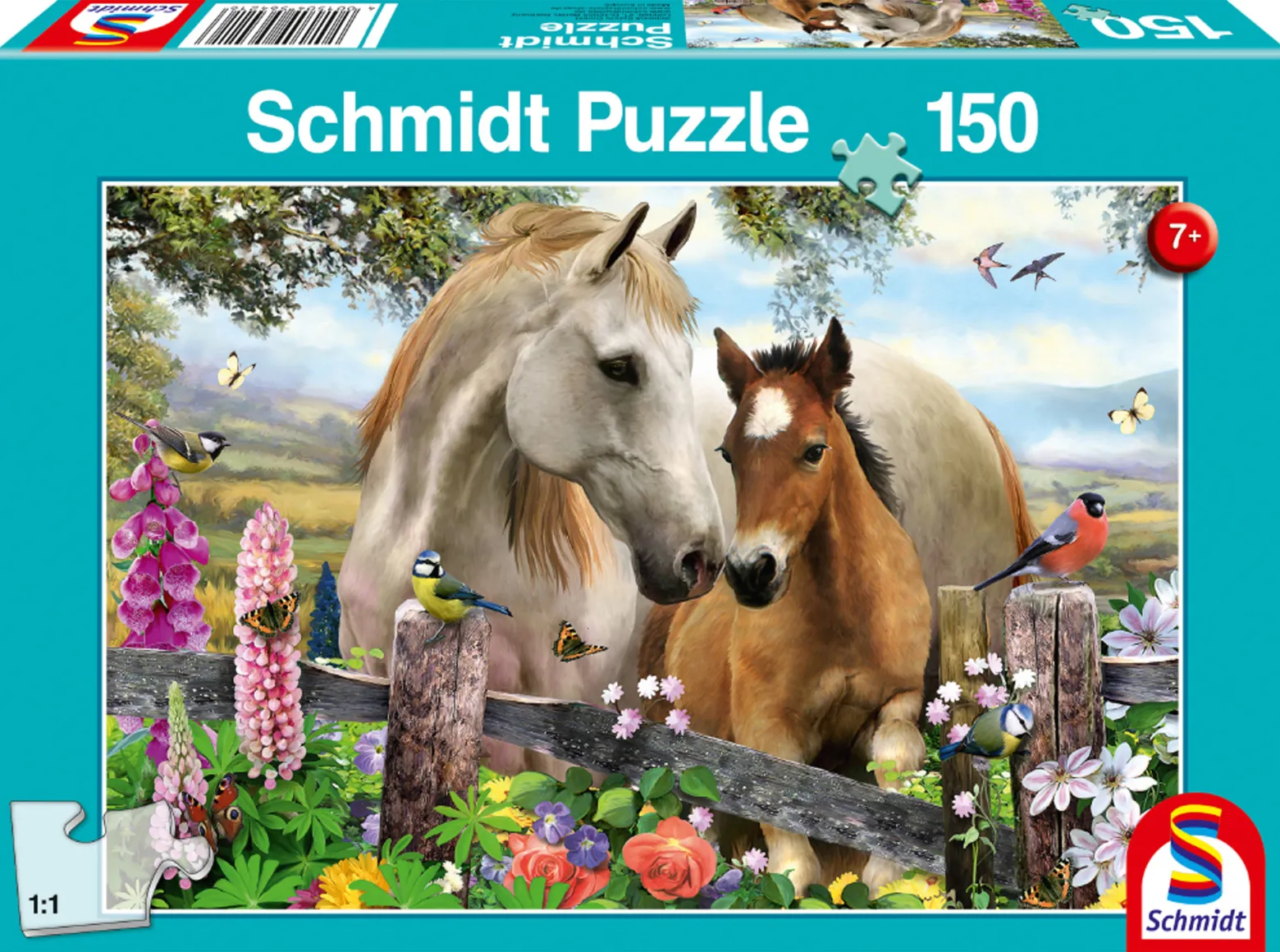 Puzzle 150 el. Klacz i źrebię
