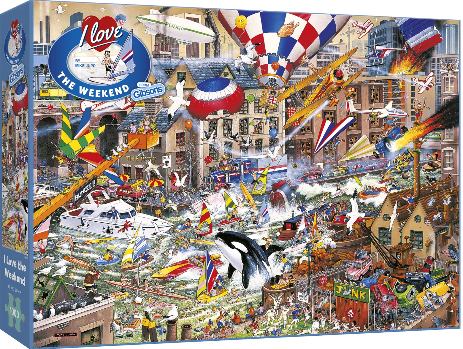 Puzzle 1000 el. Kocham weekend